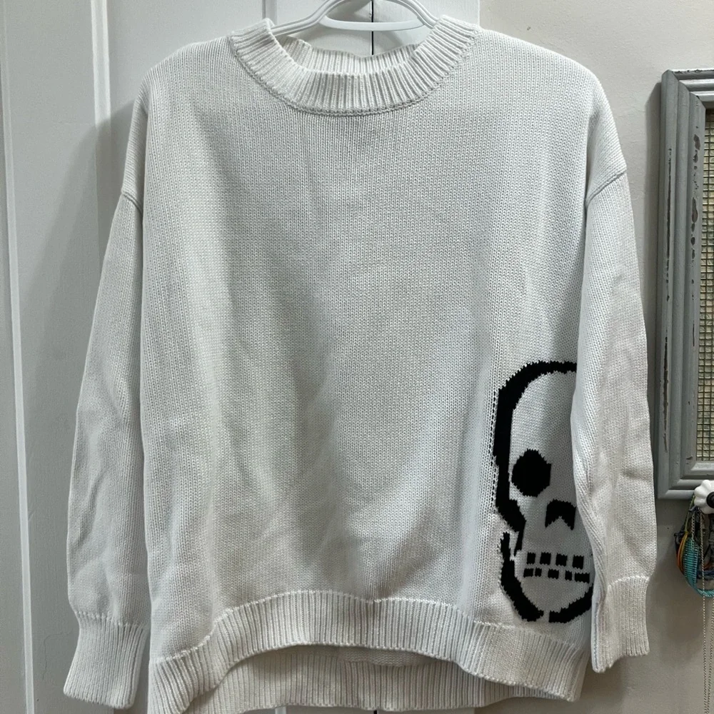 Magaschoni White Knit Sweater - Picture 6 of 6